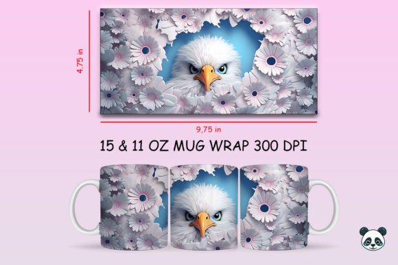 3D Eagle Mug Wrap Sublimation: A Creative and Practical Solution for Custom Designs