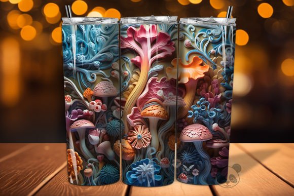 3D Enchanted World Tumbler Wrap Design Guide