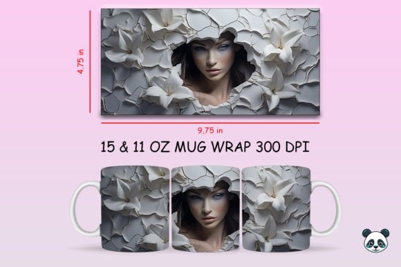 Bringing Magic to Your Mugs with the 3D Witch Mug Wrap Png 1 Design