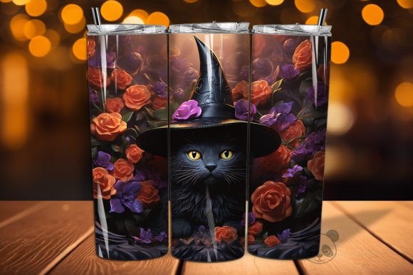 Creating Spooky Magic: A Complete Guide to 3D Black Cat Tumbler Wraps for Sublimation