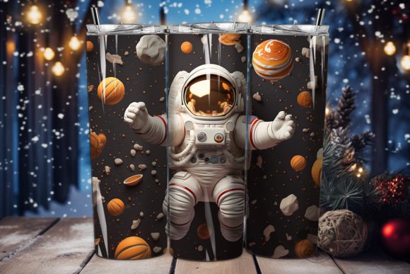 Evaluating the 3D Halloween Astronaut Tumbler Wrap 35 for Sublimation Projects