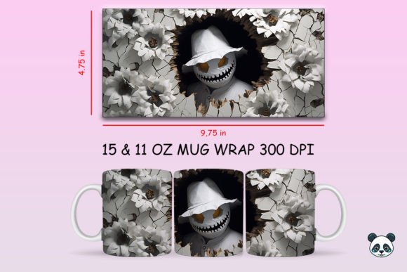Evaluating the 3D Scarecrow Mug Wrap Png 3 for Professional Sublimation