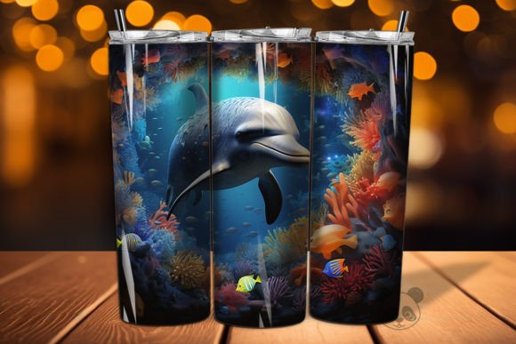 Mastering the 3D Dolphin Skinny Tumbler Wrap for Professional Sublimation Results