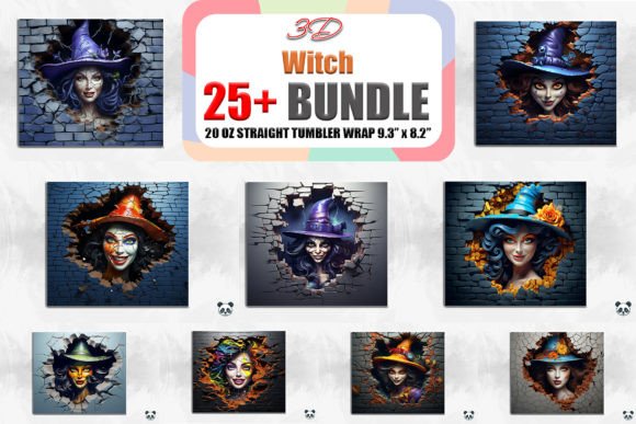 Strategic Application of the 3D Witch Cracked Hole Tumbler Bundle for Seasonal Product Lines